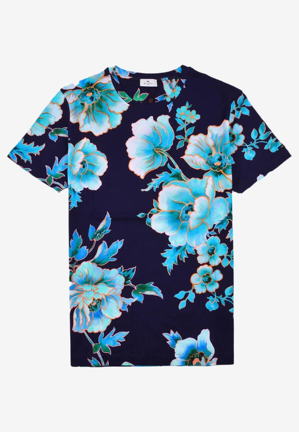 Short-Sleeved Floral T-shirt