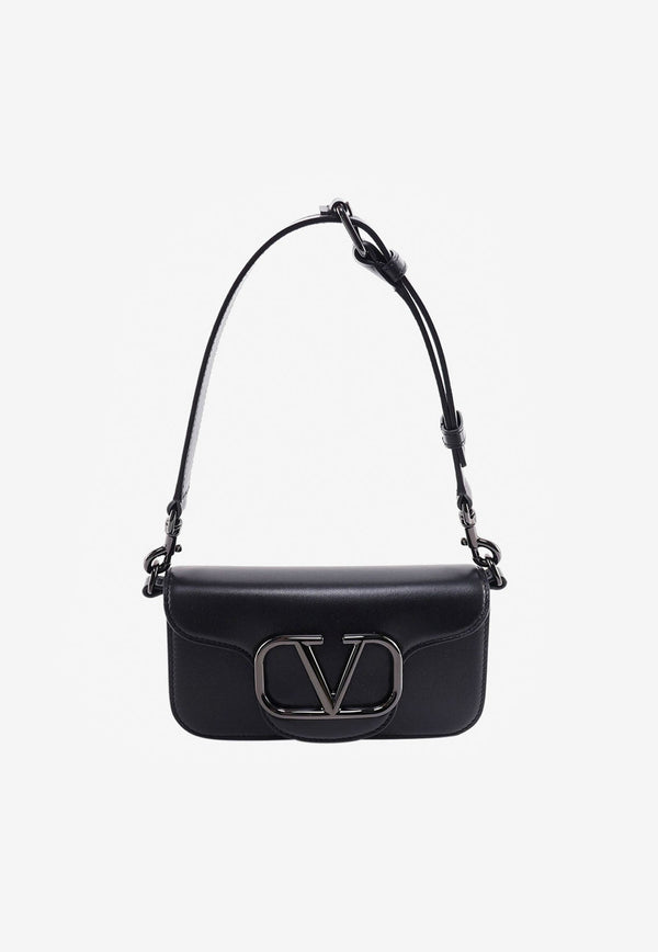 Mini Locò VLogo Shoulder Bag in Calf Leather