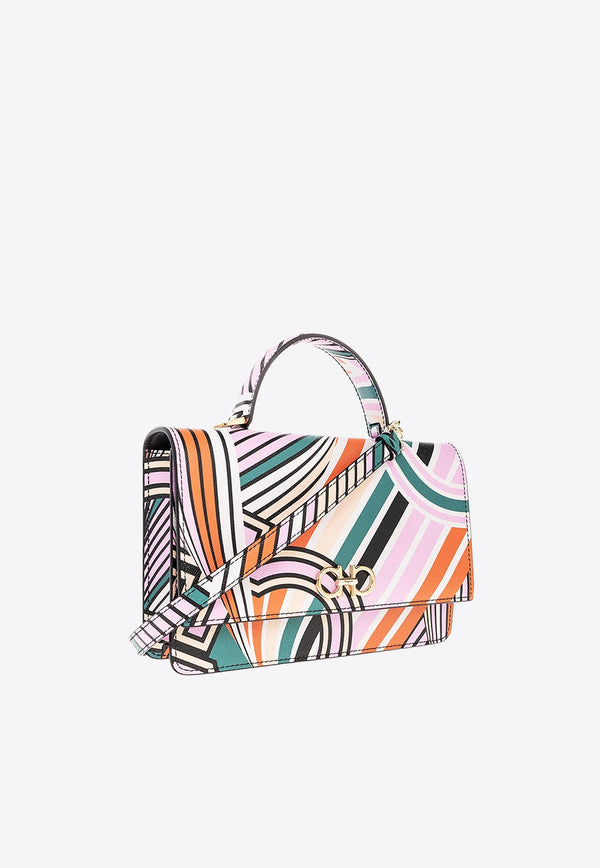 Mini Gancini Top Handle Bag