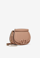 VSLING Grained Leather Crossbody Bag