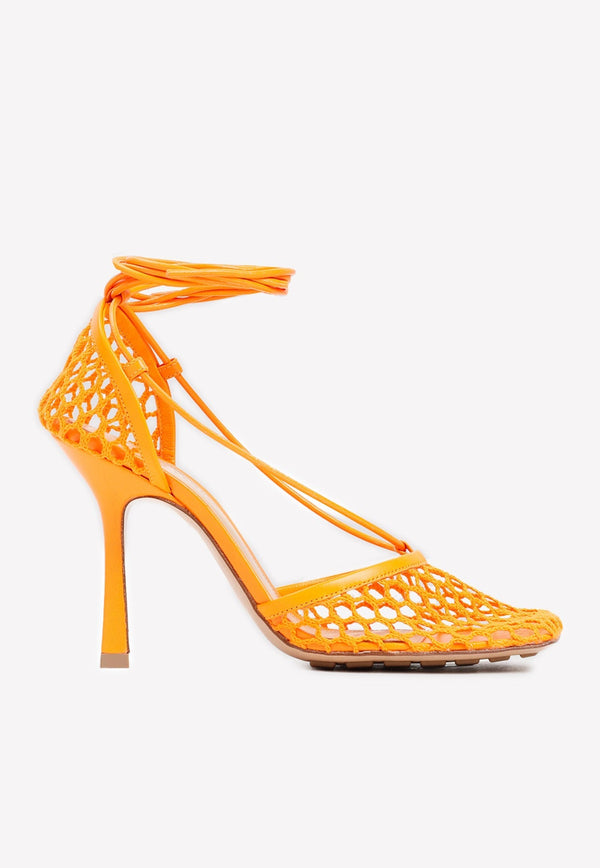 Stretch 90 Sandals in Mesh and Leather