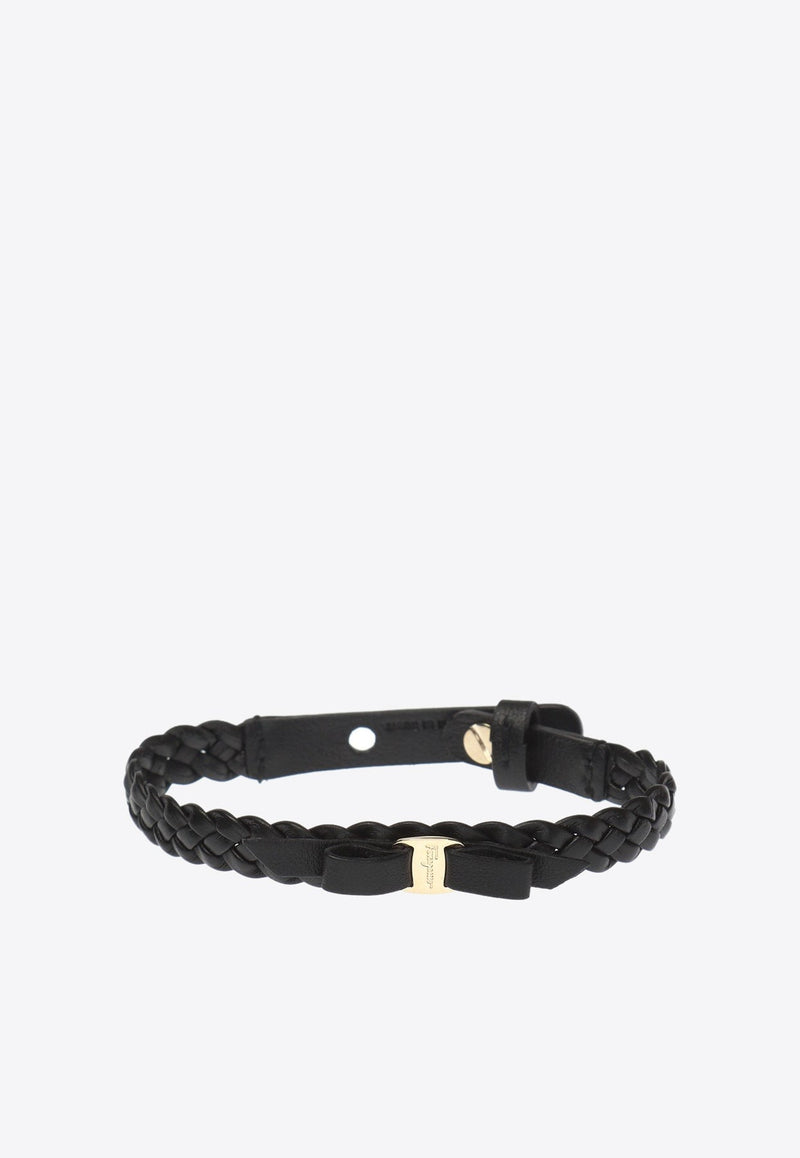 Vara Bow Braided Leather Bracelet