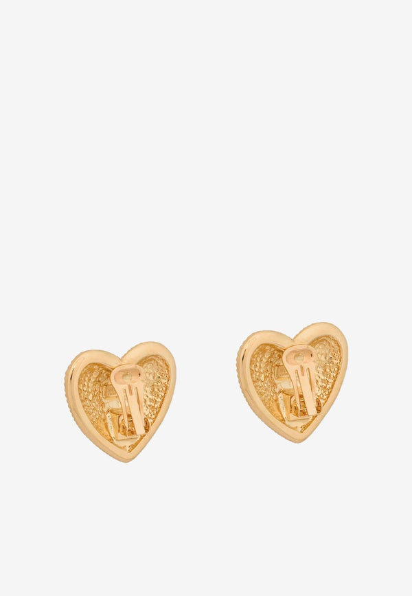 Punk Heart Clip-On Earrings