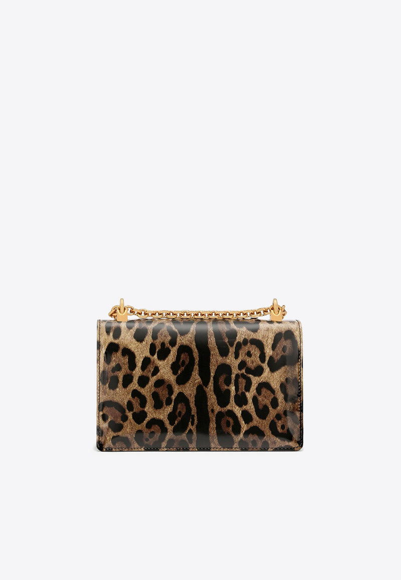 Medium DG Girls Leopard Print Shoulder Bag