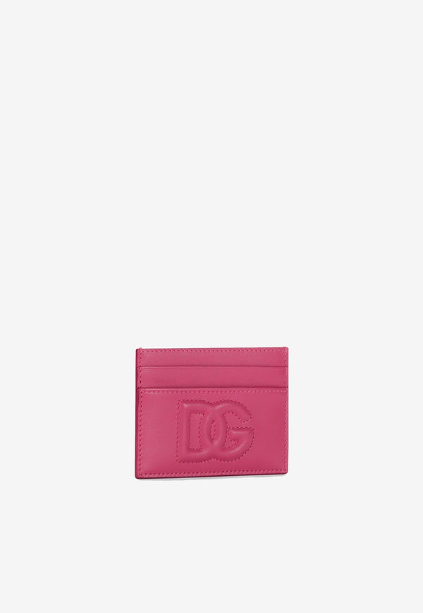 DG Logo Cardholder in Calf Leather
