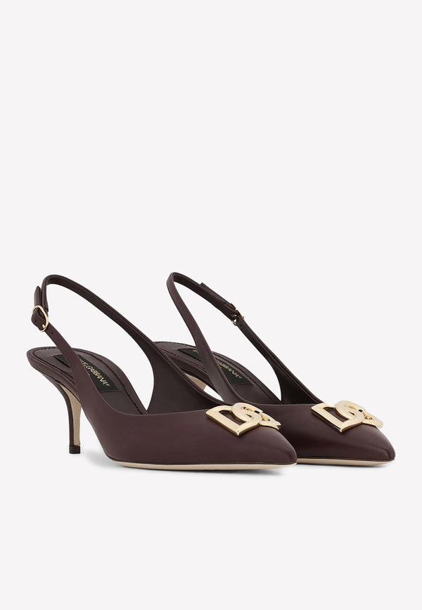 Cardinale 60 Slingback Pumps in Calf Leather