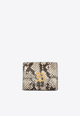 B-Buzz Snakeskin Leather Wallet