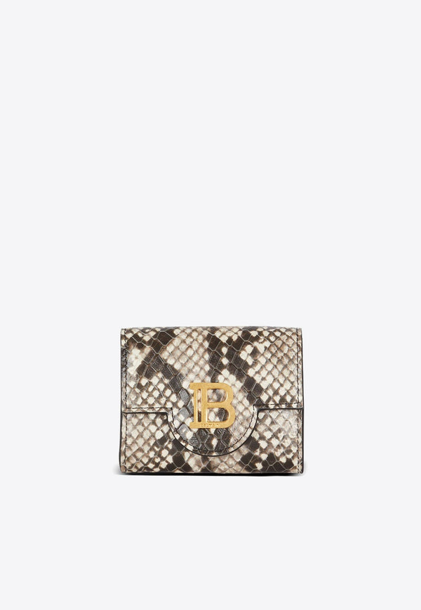 B-Buzz Snakeskin Leather Wallet