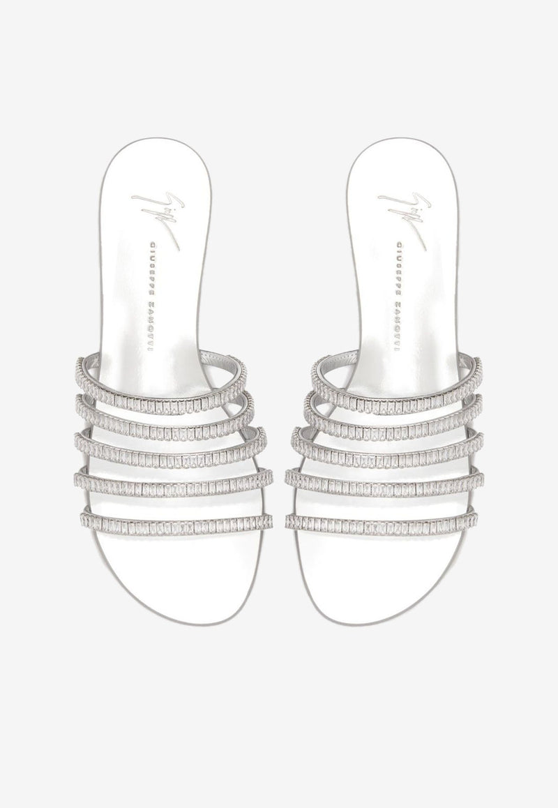 Michela Crystal-Embellished Sandals