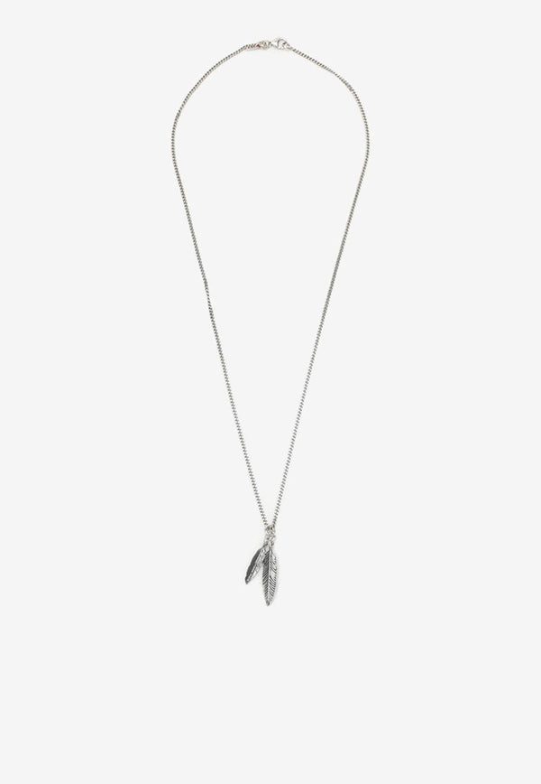 Grumetta Chain Feather Necklace