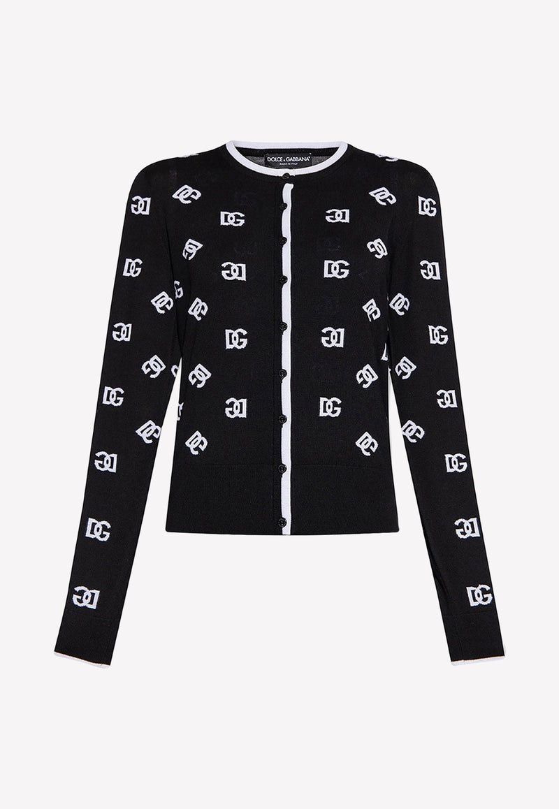 DG Logo Cardigan in Wool