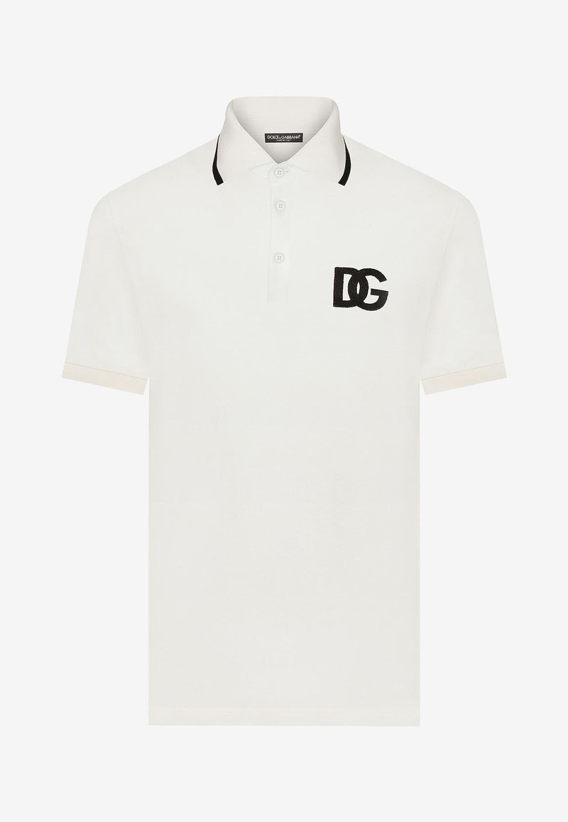 Logo-Embroidered Polo T-shirt