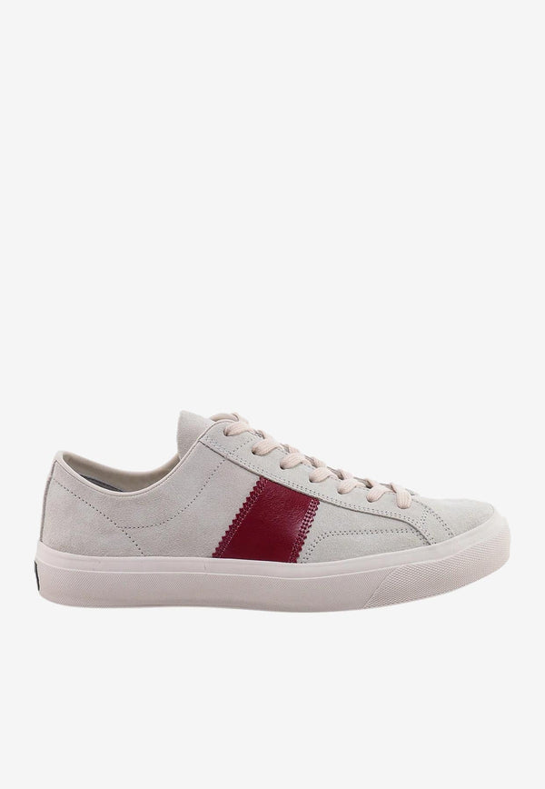 Low-Top Sneakers in Suede Leather