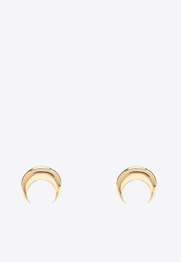 Moon-Shaped Stud Earrings