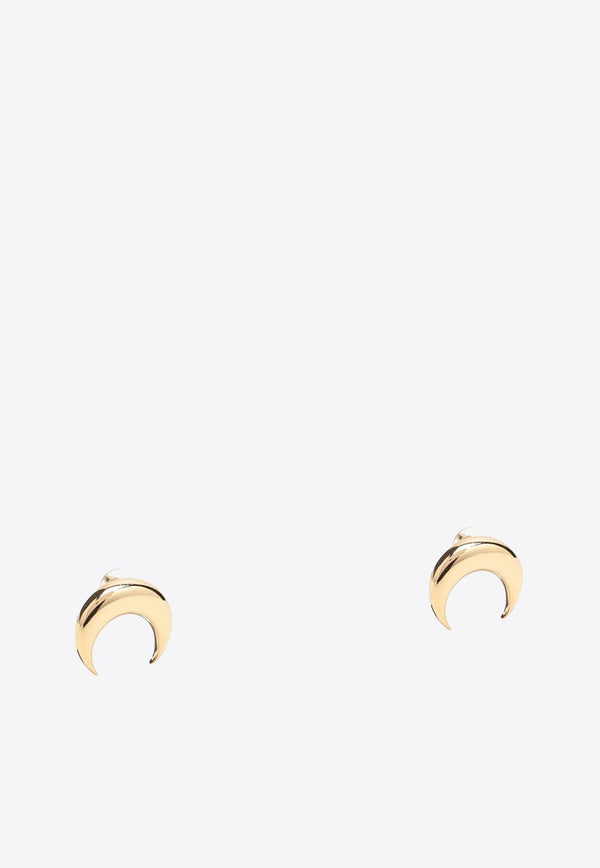 Moon-Shaped Stud Earrings