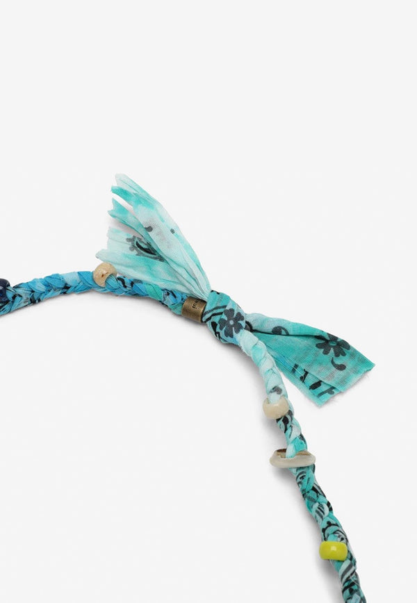 Bandana Wrapped Necklace