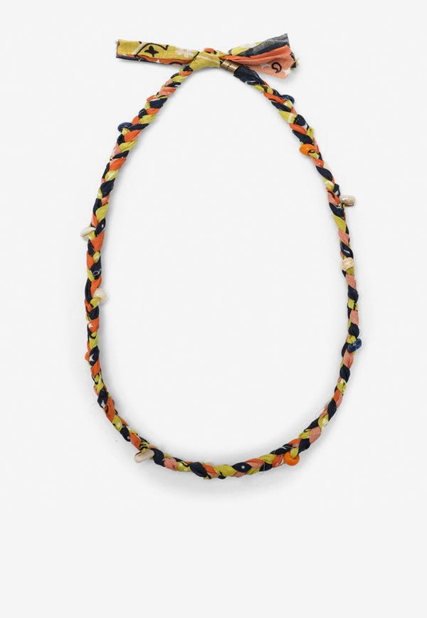 Bandana Wrapped Necklace
