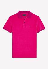 Terry Polo T-shirt in Cotton Blend