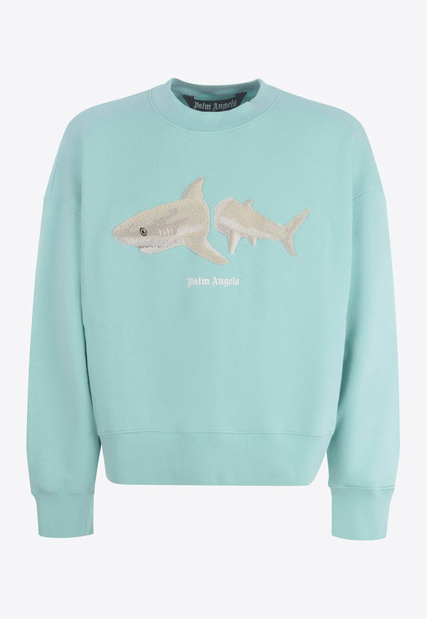 Broken Shark Embroidered Sweatshirt