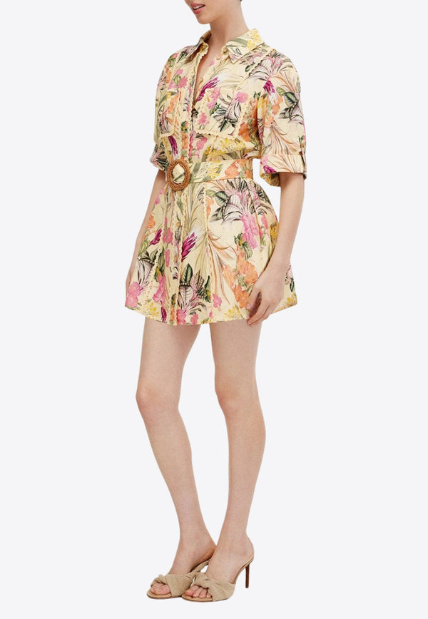 Lark Floral-Print Mini Dress