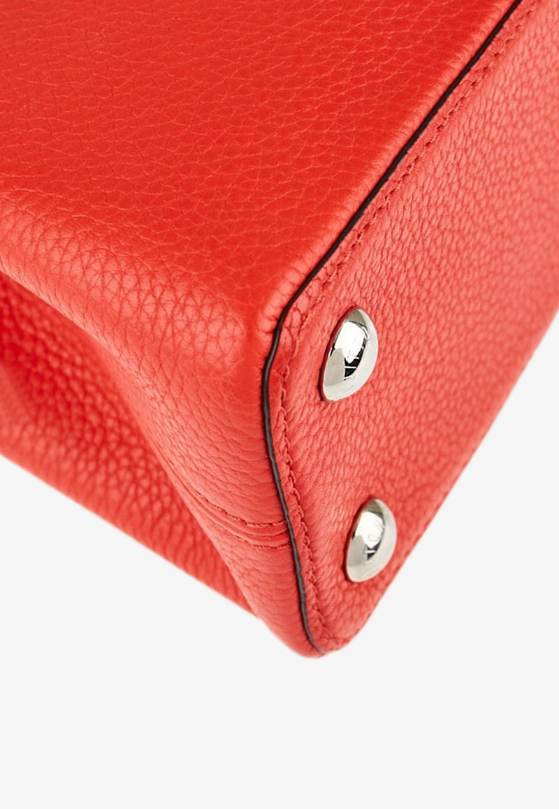 Capucines Top Handle Two-Way Bag in Taurillon Leather