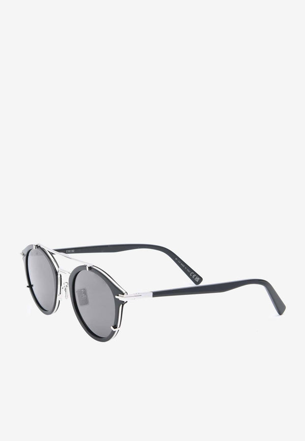 DiorBlackSuit Round-Shaped Sunglasses