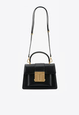 Small 001 Top Handle Bag in Grained Leather