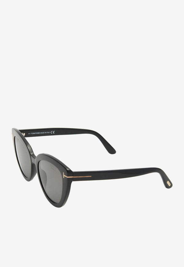 Izzi Chunky Cat-Eye Sunglasses