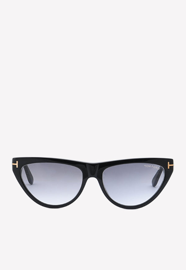 Amber Cat-Eye Sunglasses