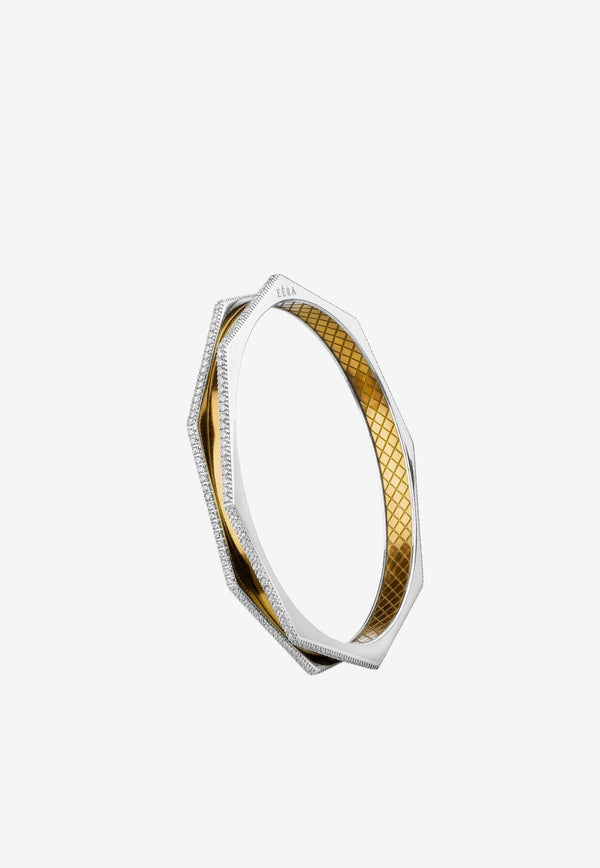Tubo Diamond Bracelet in 18-karat Yellow Gold
