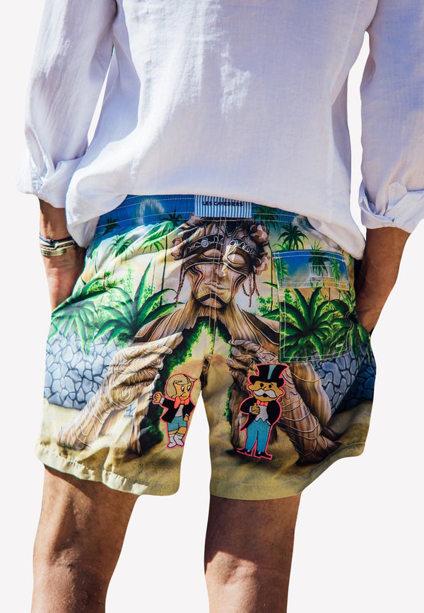 Tulum Printed Swim Shorts