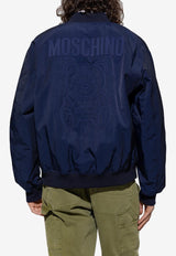 Teddy Logo Bomber Jacket