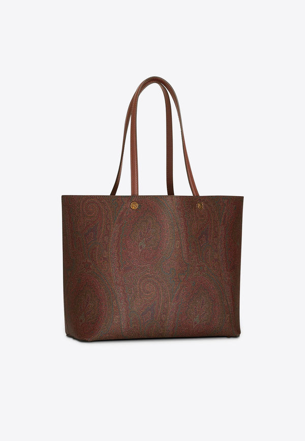 Large Essential Paisley Jacquard Tote Bag