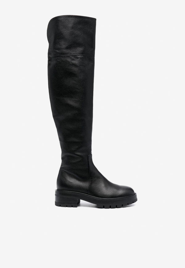 Whitney Knee-High Leather Boots