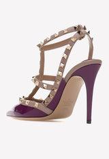 Rockstud 90 Pumps in Patent Leather