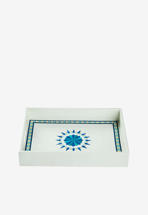 Tray with Arabesque Embroidery