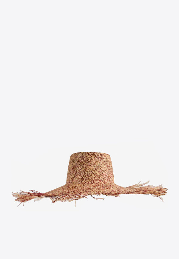Aurora Hat in Mixed Toquilla Straw