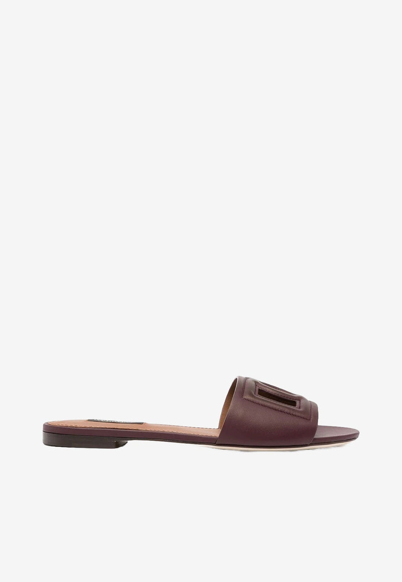 Bianca Calfskin Flat Slides