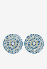 Embroidered Round Placemats - Set of 2